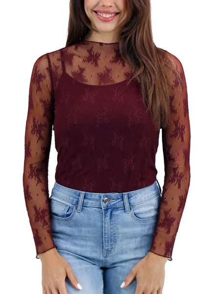 Lace Mesh Top