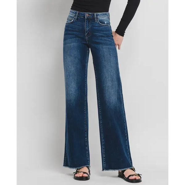 Flying Monkey High Rise Wide Leg Jeans