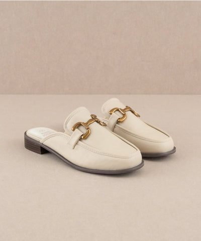 The Blakely Beige | Modern Mule Loafer