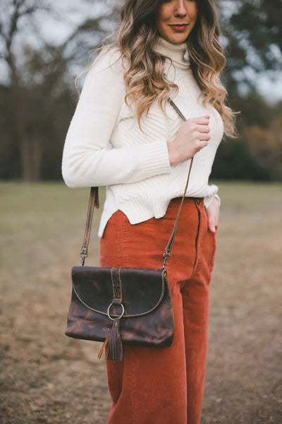 Chocolate Delta Crossbody