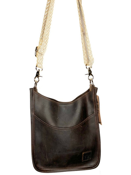 Small Music Row Crossbody-Chocolate