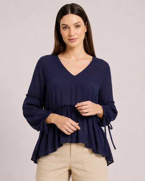 Soft Romance Peplum Blouse