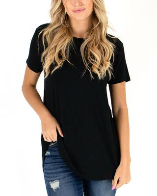 perfect crew neck tee in solids