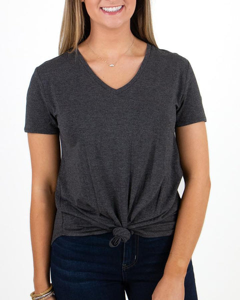 perfect v-neck tee in solids